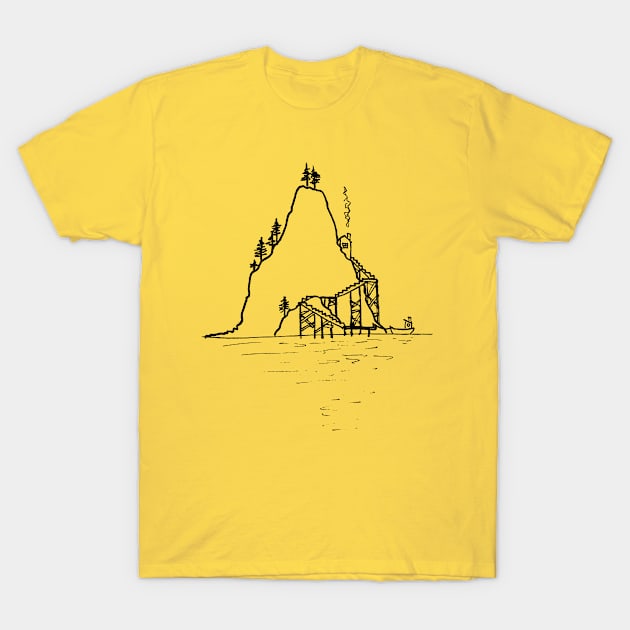 Lone cabin T-Shirt by kellyalison